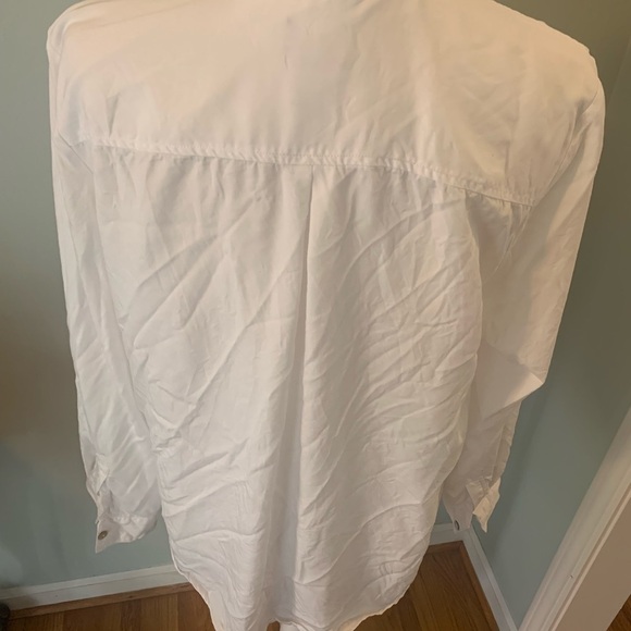 Chico’s white buttoned tunic, size 12, (Chico’s 2) - Picture 6 of 8